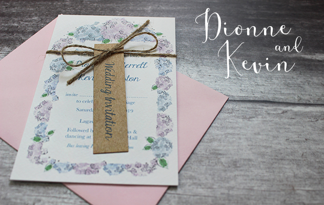 Dionne and Kevin's Wedding Invitations