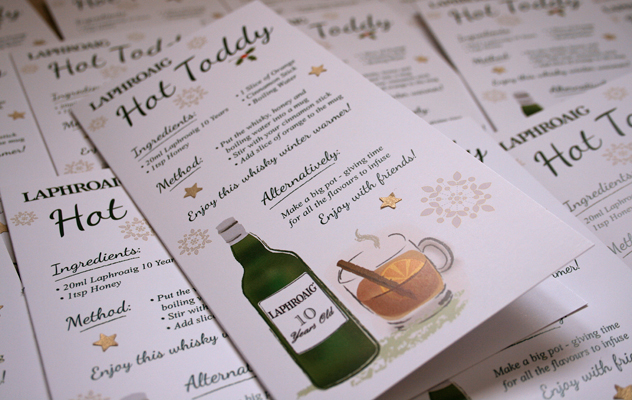 Laphroaig Christmas Card Hot Toddy