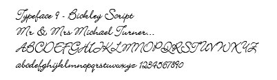 bickley script typeface