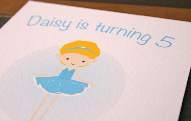 Daisy's Party invitations