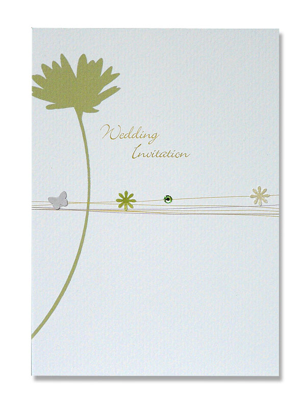 green floral wedding design