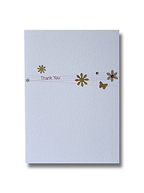 linear jewels Wedding thank you cards gold purple