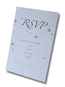 weddig sparkle rsvp postcard gold sparkle