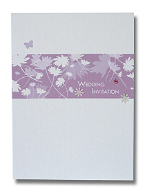 wedding band wedding invitation contemporary floral print
