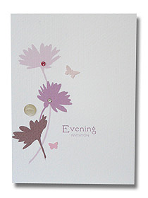 summer daisies evening invitation pretty floral design