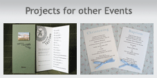 other project and events scoial stationery