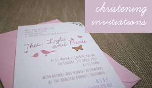 christening invitations