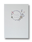 silver floral ring wedding range antique vintage invitation design